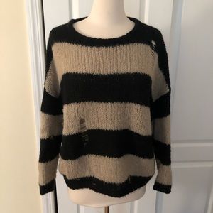 Zara striped sweater size M